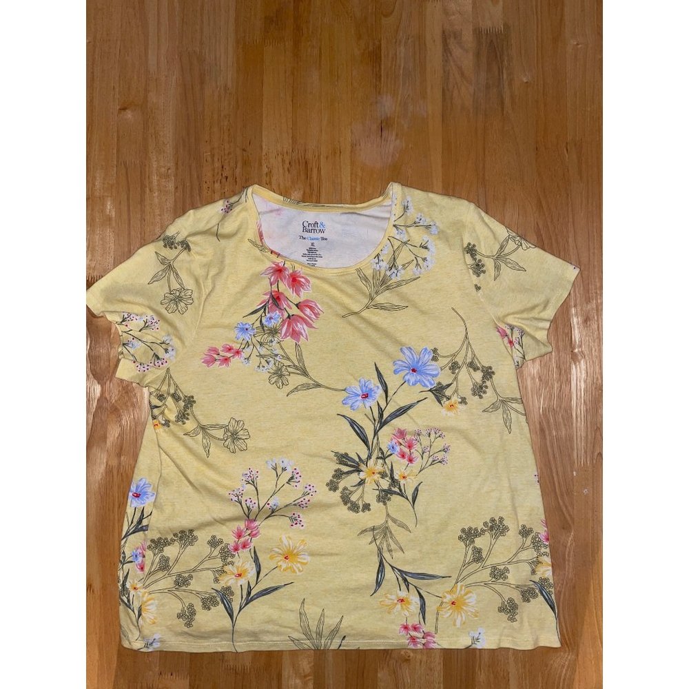 Croft and Barrow Classic Tee Size X Large